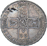 1700 Halfcrown - William III British Silver Coin - Nice