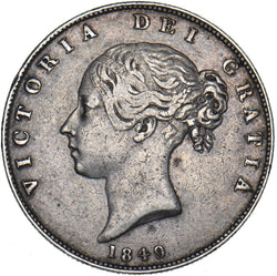 1849 Halfcrown - Victoria British Silver Coin - Nice