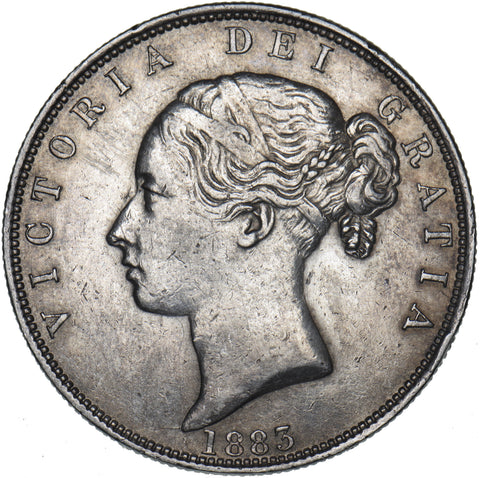 1883 Halfcrown - Victoria British Silver Coin - Nice