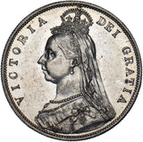 1887 Halfcrown - Victoria British Silver Coin - Nice