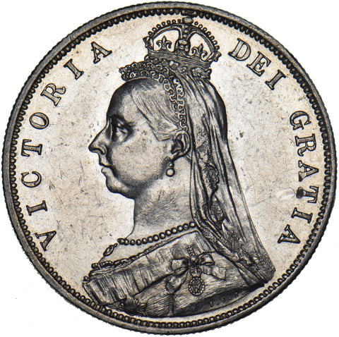 1887 Halfcrown - Victoria British Silver Coin - Nice