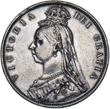 1887 Halfcrown - Victoria British Silver Coin - Nice