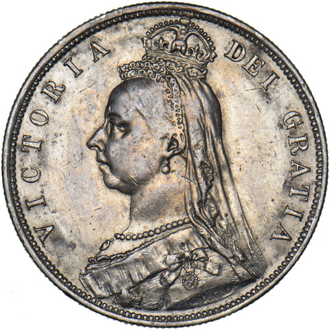 1887 Halfcrown - Victoria British Silver Coin - Nice