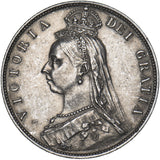 1888 Halfcrown - Victoria British Silver Coin - Nice