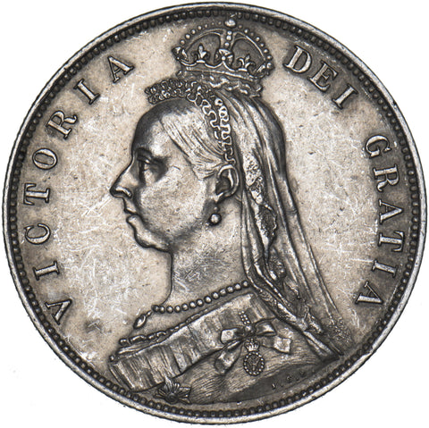 1888 Halfcrown - Victoria British Silver Coin - Nice