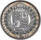 1888 Halfcrown - Victoria British Silver Coin - Nice
