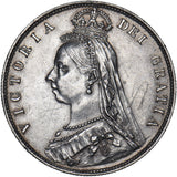 1892 Halfcrown (Obv. Graffiti) - Victoria British Silver Coin