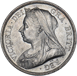 1893 Halfcrown - Victoria British Silver Coin - Superb