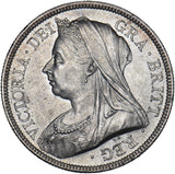 1893 Halfcrown - Victoria British Silver Coin - Superb