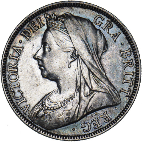 1896 Halfcrown - Victoria British Silver Coin - Nice