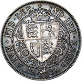 1896 Halfcrown - Victoria British Silver Coin - Nice