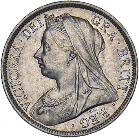 1899 Halfcrown - Victoria British Silver Coin - Very Nice