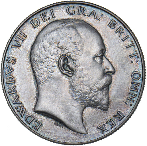 1902 Matt Proof Halfcrown - Edward VII British Silver Coin - Superb