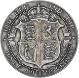 1910 Halfcrown - Edward VII British Silver Coin - Nice