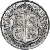 1914 Halfcrown - George V British Silver Coin - Very Nice