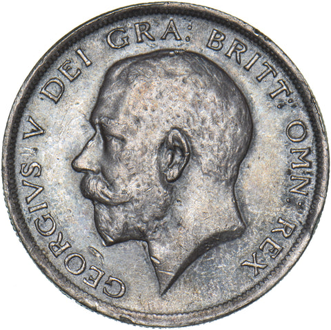 1915 Halfcrown - George V British Silver Coin - Very Nice