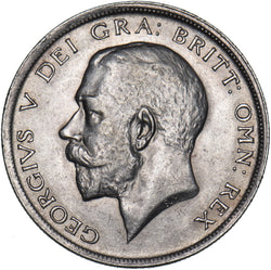 1917 Halfcrown - George V British Silver Coin - Very Nice