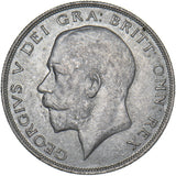 1923 Halfcrown - George V British Silver Coin - Very Nice