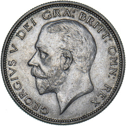 1927 Halfcrown - George V British Silver Coin - Very Nice