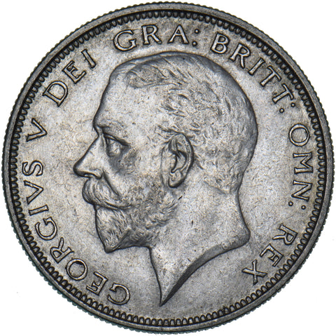 1927 Halfcrown - George V British Silver Coin - Very Nice