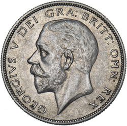 1929 Halfcrown - George V British Silver Coin - Very Nice