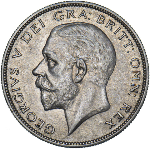 1929 Halfcrown - George V British Silver Coin - Very Nice