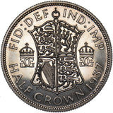 1937 Halfcrown - George VI British Silver Coin - Very Nice