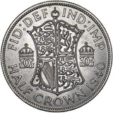1940 Halfcrown - George VI British Silver Coin - Superb