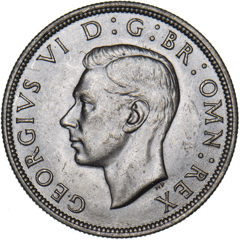 1942 Halfcrown - George VI British Silver Coin - Superb