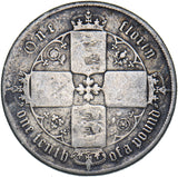 1865 Gothic Florin - Victoria British Silver Coin