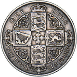 1881 Gothic Florin - Victoria British Silver Coin
