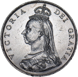 1887 Florin - Victoria British Silver Coin - Very Nice