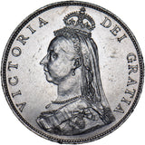 1887 Florin - Victoria British Silver Coin - Very Nice