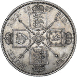 1887 Florin - Victoria British Silver Coin - Very Nice