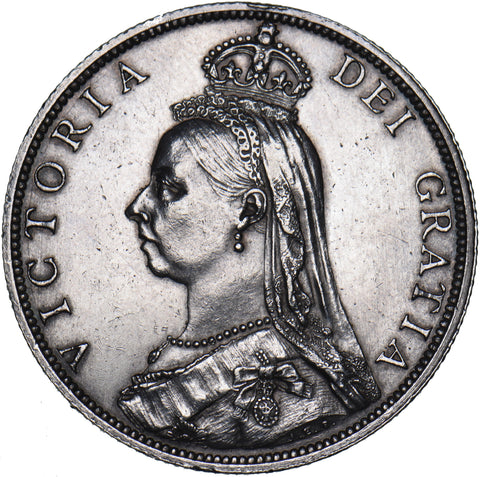 1889 Florin - Victoria British Silver Coin - Nice