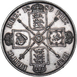 1889 Florin - Victoria British Silver Coin - Nice