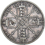 1890 Florin - Victoria British Silver Coin