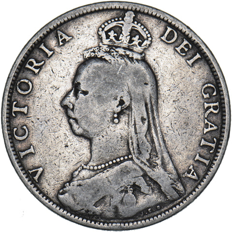 1891 Florin - Victoria British Silver Coin