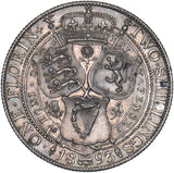 1893 Florin - Victoria British Silver Coin - Superb