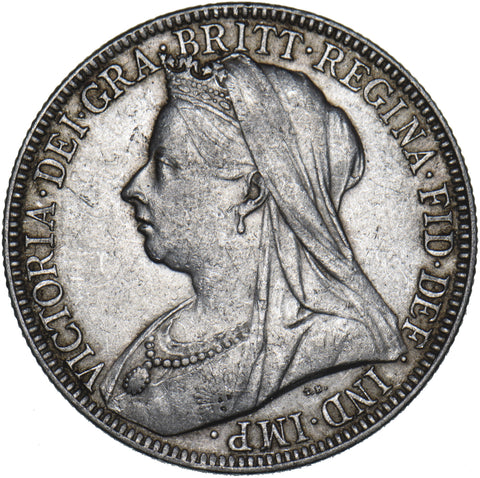 1898 Florin - Victoria British Silver Coin - Nice