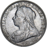 1899 Florin - Victoria British Silver Coin - Nice