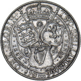 1899 Florin - Victoria British Silver Coin - Nice