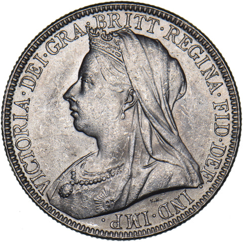 1899 Florin - Victoria British Silver Coin - Very Nice