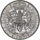 1899 Florin - Victoria British Silver Coin - Very Nice