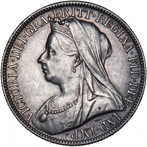 1901 Florin - Victoria British Silver Coin - Very Nice