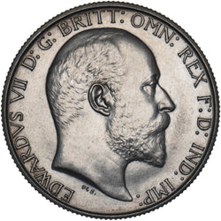 1902 Matt Proof Florin - Edward VII British Silver Coin - Superb