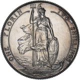 1902 Matt Proof Florin - Edward VII British Silver Coin - Superb