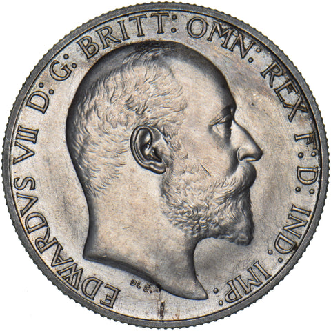 1902 Matt Proof Florin - Edward VII British Silver Coin - Superb