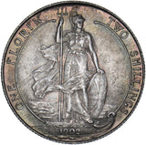 1902 Florin - Edward VII British Silver Coin - Superb