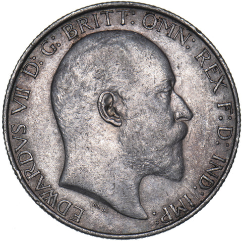 1904 Florin - Edward VII British Silver Coin - Nice